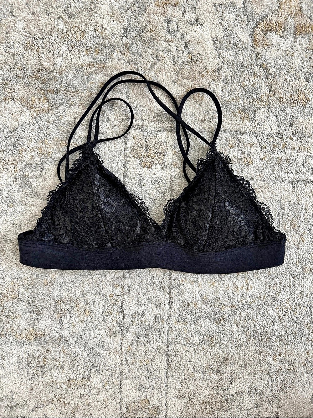 Out From Under Black Lace Bralette